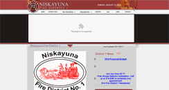 Desktop Screenshot of niskayunafire1.org